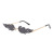 2020 New Style Cool Flame Sunglasses Female Metal Frameless Sunglasses Fashion Ball Funny Glasses