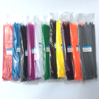 Color Nylon Cable Tie 3.6*300 Cable Tie Plastic Environmental Protection Cable Tie Binding Wire Buckle Strangle Dog