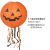 Halloween Paper Lamp Cage Mall Shop Bar Environment Atmosphere Decoration Pumpkin Witch Bat Spider Skull Paper Lamp