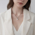 Titanium Steel Love Pendant Necklace Female Korean Student Minimalist Cool Retro Aloofness Style Punk