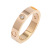 New Card Home Titanium Steel Ring Female Fashion Net Red Stainless Steel Jewelry Cool Allmatch Fashion Ornament