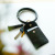 2020 Coin Purse Bracelet Key Chain Pu Tassled Leather Crocodile Wallet Wrist Key Ring Bracelet Pendant Female