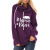 Amazon Popular Women's Hoodie with Drawstrings Sweater Mama Bear Printed Letter Loose round Neck Long-Sleeved T-shirt