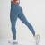 Hot Seamless Knitted Exaggerates Hips Moisture Wicking Yoga Pants Sports Fitness Trousers Sexy Hip Women's Leggings