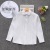 Factory Direct Sales New Girls Lace Long-Sleeve Blouse Cotton Korean Children's Shirt Bottoming White Shirt Costume