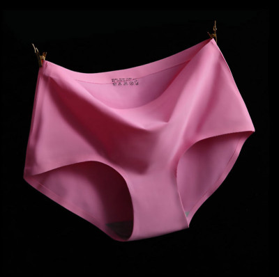 Seamless Underwear Women's Viscose Fiber MidWaist Sexy Seamless Women's Large Triangle Underwear Women's Foreign Trade