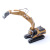 All-Alloy Excavator Alloy Trolley Model Boy Manual Excavator Autobahn Polizei Toys Wholesale