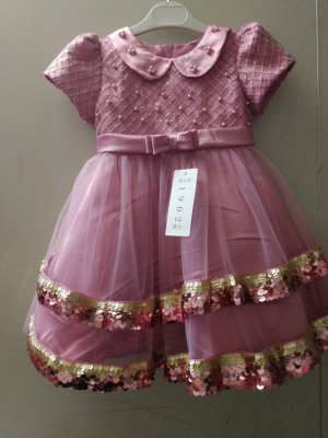2020 New Christmas Gift Children Princess Dress Foreign Trade Origional Factory Direct Sales Dress