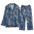Celebrity Inspired Pajamas Popular INS Women's Spring LongSleeved UltraStretch Satin Viscose Fiber Homewear Set