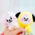 Korean Popular Fashion Small Animal Baby Series Plush Pendant Ins Style Cute Cartoon Backpack Pendant Gift