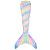 Ghnatygren Mermaid Swimsuit Children's Mermaid Tail Swimsuit Mermaid Clothing Can Hold Flippers