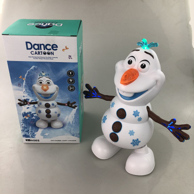 Douyin Red Electric Dance Snowman Treasure Music Light Children's Christmas Gift Night Market Stall Toys Cross-Border