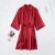 Group Viscose Fiber Bathrobe Women Makeup Women Spring and Summer Bride Nightgown Imitated Silk Pajamas Pajamas