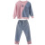 2020 New Autumn Girl's Set Denim Stitching Two-Piece Children's Garment Girl's Super Fashion