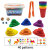 Rainbow Pebbles Plastic Cobblestone Stacked Early Education Toy Montessori Training Aid Weight Bear