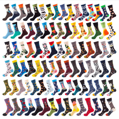 Trade Socks HipHop CrossBorder Adult Fashion Socks Ins Socks Cotton Fashion Stockings Autumn and Winter Stockings