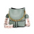 INS Internet Hot Fashion All-Match Fashion Women's Bag Solid Color Zipper Closed Summer Soft Surface Women's Crossbody Bag
