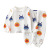 New Baby Cute Animal Suit Men and Women Baby Breathable Long Sleeve Two-Piece Set
