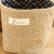 New Zakka Cotton Linen Crafts Flower Pot Small Sack Hanging Jute Dot Striped Storage Basket Hanging Storage Bag