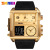 Always Beautiful Fashion Trendy Men's Square Large Dial Assertive Three Quartz Watch 1391 Watch Factory Direct Sales