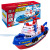 Creative Children's Electric Fire Boat Toy Music Luminous Water Spray Model Toy Boat Stall Supply Wholesale