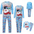 2019 New EBay Christmas ParentChild Matching Outfit Printed LongSleeved Pajamas Leisure Tops Christmas Set Spot