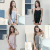 Summer New plus Size Women's Simple and Comfortable Strap Leisure Tops Pajamas Two-Piece Baggys Suit