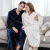 and Winter Flannel Panel Nightgown Long Plussized Padded Men and Women Couple Pajamas CrossBorder Spot Bathrobe Bathrobe