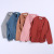 New School Pure INS Spring and Autumn Sweater Candy Color Cardigan Solid Color Small Cardigan Children's Sweater Custom