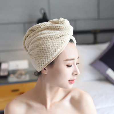 Thicken HairDrying Cap Adult Super Absorbent Hair Drying Towel Shower Cap Headcloth Children's Wiper Towel QuickDry Cap