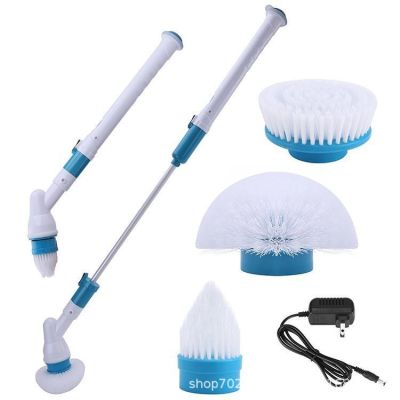 Wireless Rechargeable Electric Cleaning Brush Long Handle Autogiration Retractable Waterproof Cleaning Brush