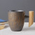 Japanese-Style Ceramic Mug Coffee Cup Milk Cup Gargle Cup Cool Wooden Handle Ceramic Cup Factory Direct Sales Wholesale