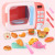 Small Household Appliances Kitchen Electric Microwave Oven Timing Fun Children Play House Cooking Interactive Toy Gift