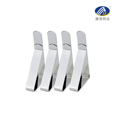 Stainless Steel Tablecloth Clamp Triangular tai bu jia 45cm Large UltraStretch Anchor Clip Storm Clamps