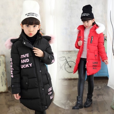 LongSleeved Girls Padded Cotton Clothes KoreanStyle Thick Children's Cotton Clothes Large Children's Cotton Jacket