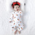 New Baby Cute Animal Suit Men and Women Baby Breathable Long Sleeve Two-Piece Set