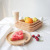 Tray Japanese Tableware Solid Wooden Tray Fruit Plate Hotel Barbecue Plate Wooden Tray Wooden Dish Plate Wooden Tray