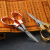 Stainless Steel Small NailScissor MultiFunction Stretch 8Word Scissors Outdoor Fishing Children's Thread Scissors
