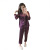 Amazon Cross-Border Dedicated Pajamas Set Silk Long-Sleeved Leisure Tops Women's Spring and Autumn Hair