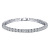 Cross-Border Ornament Row 2 Three-Row Full Diamond Zircon Bracelet Fashion Fashion Women's Bracelet Gift Christmas