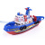 Creative Children's Electric Fire Boat Toy Music Luminous Water Spray Model Toy Boat Stall Supply Wholesale