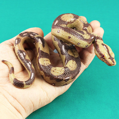 Foreign Trade Supply Simulation Boa Solid Wildlife Model Snake Children's Toys Collection Ornaments