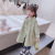 2020 Autumn New Children and Girls Double Breasted Solid Color Wind Coat Baby Coat Children's Clothing Whole Generation