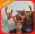 Daily Delivery Christmas Party Children Throwing Game Loop Inflatable Antler HatDeer Head Ferrule