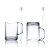 Japanese Style Gargle Cup Washing Cup Creative Couple Brushing Cups Bathroom Plastic Transparent Cup Creative Cute Cup