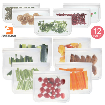 PEVA Food Freshness Protection Package Refrigerator Food Storage Freshness Protection Package SelfSealing Food Bag