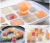 Silicone Ice Cube Mold Household Frozen Ice Cube Refrigerator Square Plastic Ice with Lid DIY Supplementary Food Box