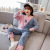 2020 New Autumn Girl's Set Denim Stitching Two-Piece Children's Garment Girl's Super Fashion