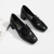 Buckle Single Shoes Women's 2020 Autumn New Chunky Heel Women's Shoes Square Head Fashion High Heels Style Small Shoes