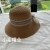 White Double Layer Lace Bow Holiday Straw Hat Knitted Hat Elegant Female Cap Sunbonnet